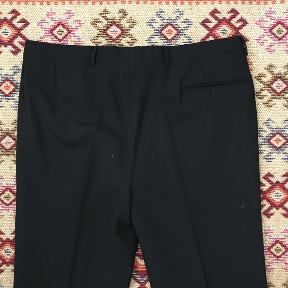 Vintage Italian wool pleated gabardines - Picture 4 of 9